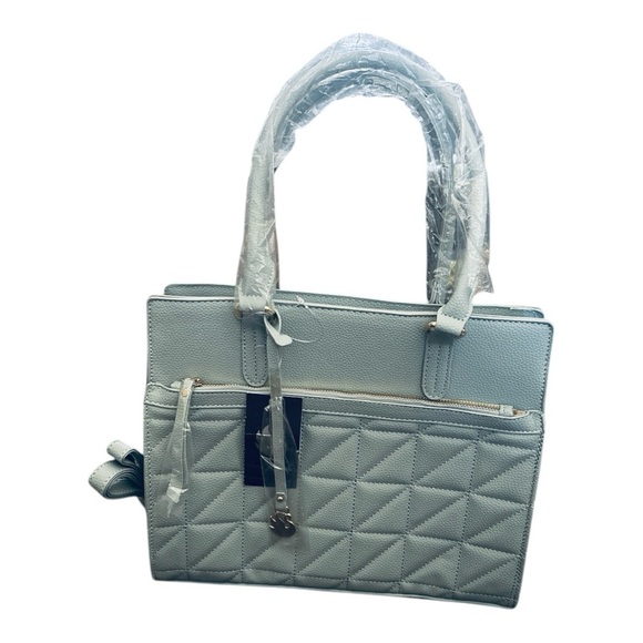 Gloria Vanderbilt Denim Blue-Gray Handbag - Chic & Versatile! New - Picture 3 of 10